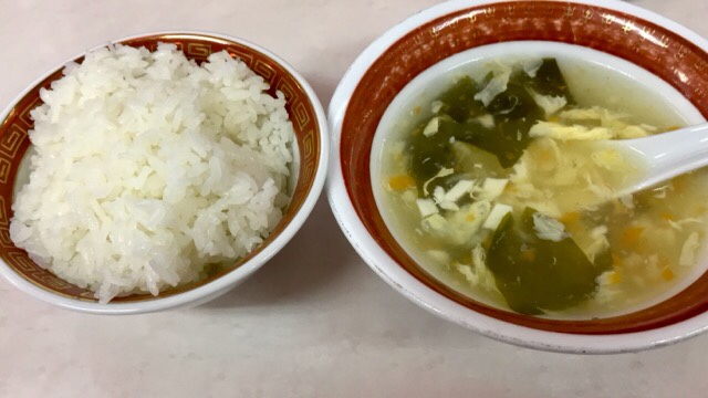 ご飯とスープ